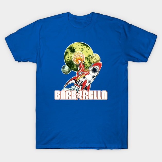 Barbarella (Alt Print) T-Shirt by Nerdology